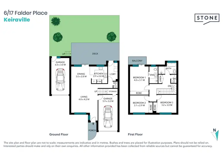 Floorplan of Homely townhouse listing, 6/17 Falder Place, Keiraville NSW 2500