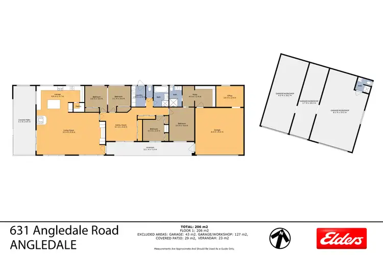 Floorplan of Homely rural property listing, 631 Angledale Road, Bega NSW 2550