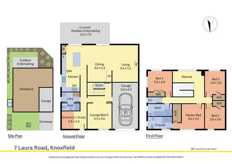 Floorplan of Homely house listing, 1/7 Laura Road, Knoxfield VIC 3180