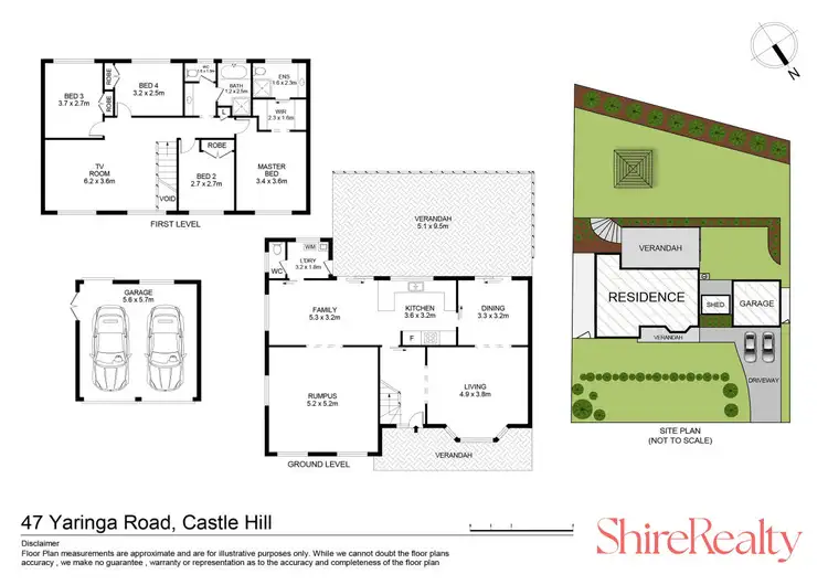 Floorplan of Homely house listing, 47 Yaringa Road, Castle Hill NSW 2154