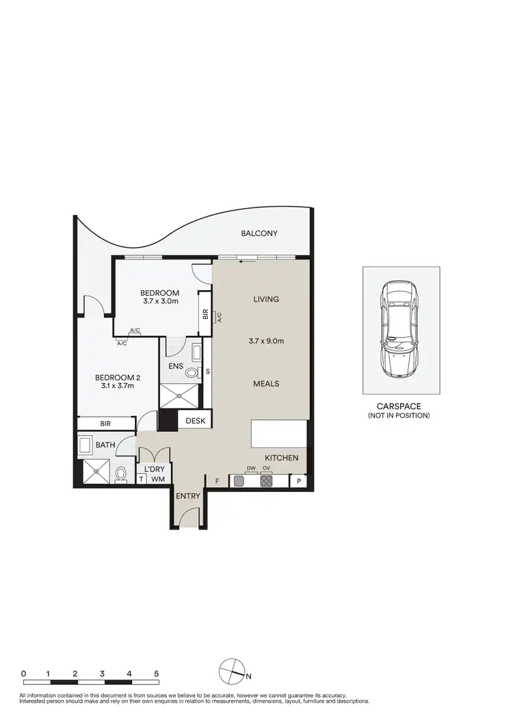 Floorplan of Homely apartment listing, 902/12 Queens Road, Melbourne VIC 3004
