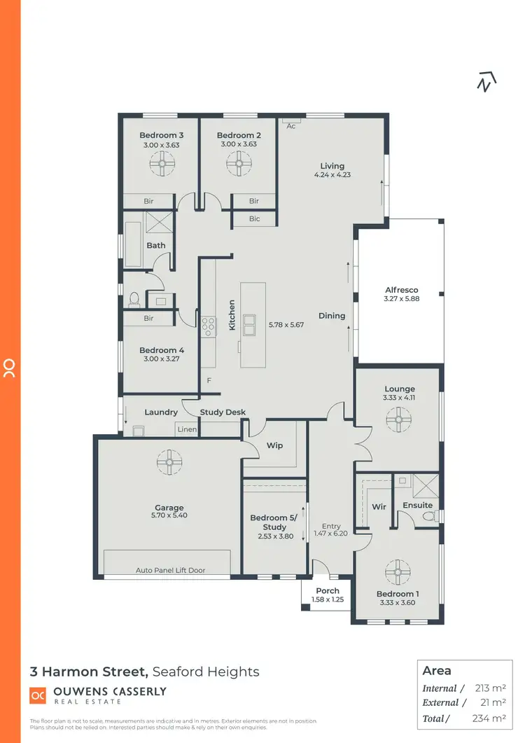 Floorplan of Homely house listing, 3 Harmon Street, Seaford Heights SA 5169