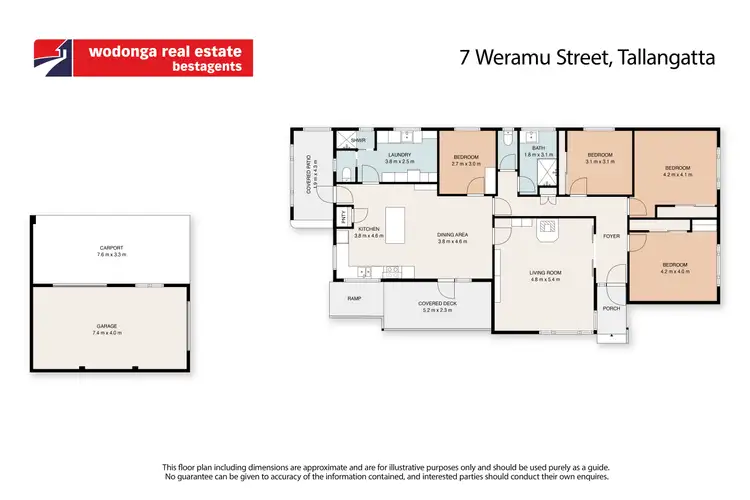 Floorplan of Homely house listing, 7 Weramu Street, Tallangatta VIC 3700