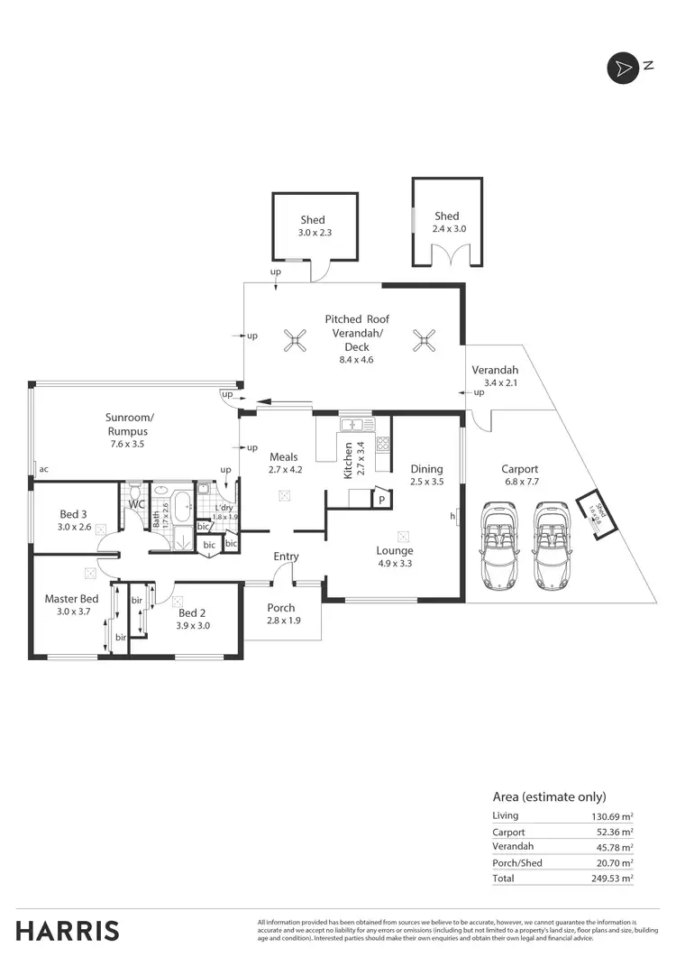 Floorplan of Homely house listing, 11 Francis Crescent, Salisbury Heights SA 5109