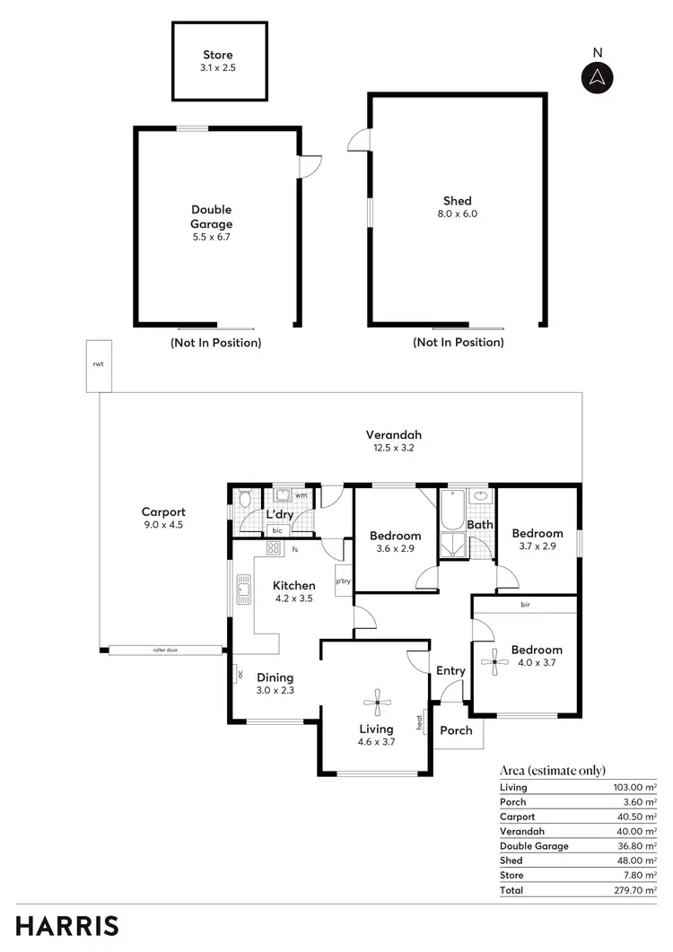 Floorplan of Homely house listing, 1 Alton Avenue, Magill SA 5072