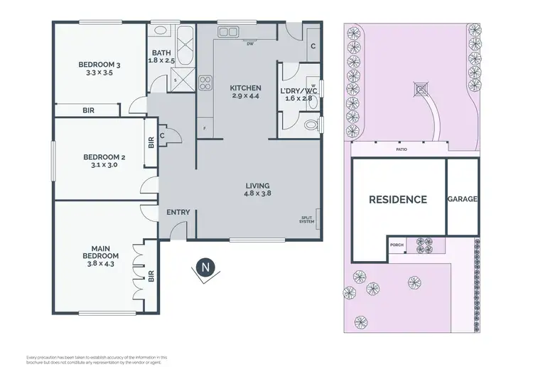 Floorplan of Homely house listing, 145 Hilton Street, Glenroy VIC 3046