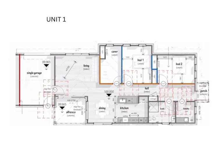 Floorplan of Homely unit listing, 13 Yulong Street, Glenfield Park NSW 2650