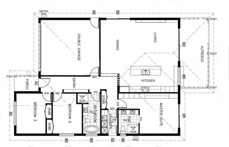 Floorplan of Homely villa listing, 2/57 Ross Parkway, Gobbagombalin NSW 2650