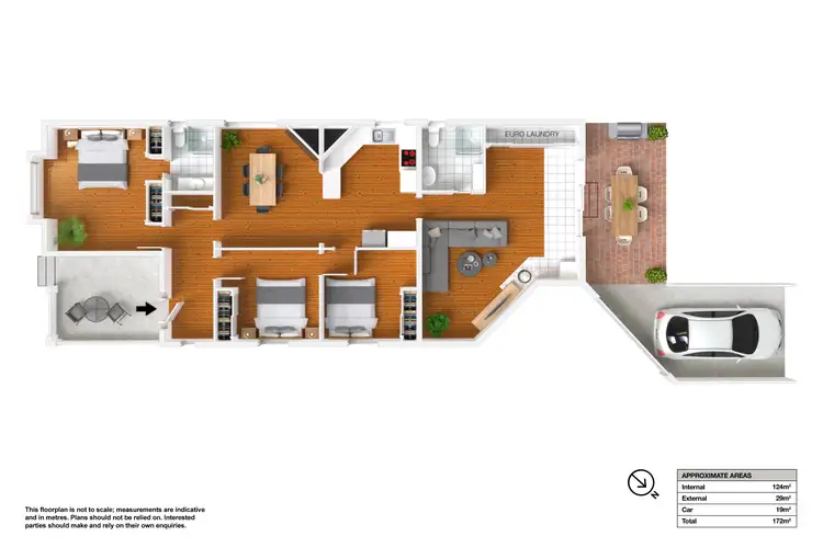 Floorplan of Homely house listing, 157 Gurwood Street, Wagga Wagga NSW 2650