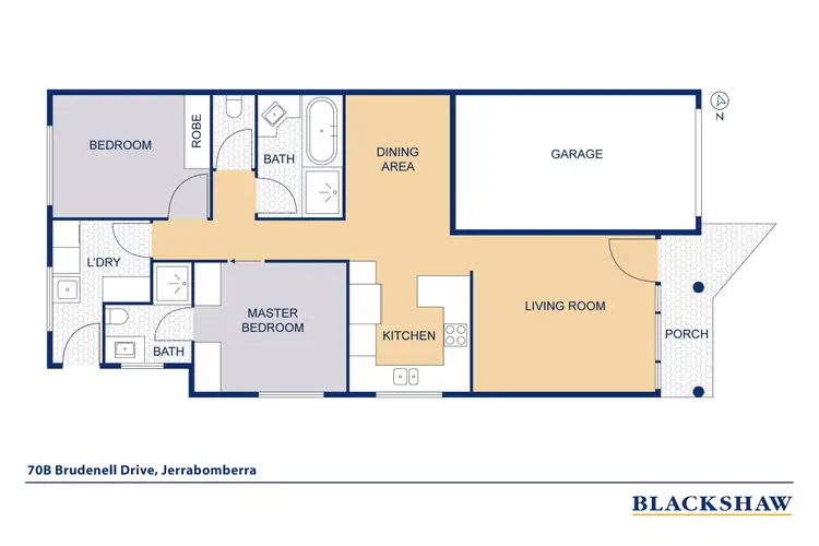 Floorplan of Homely house listing, 70B Brudenell Drive, Jerrabomberra NSW 2619