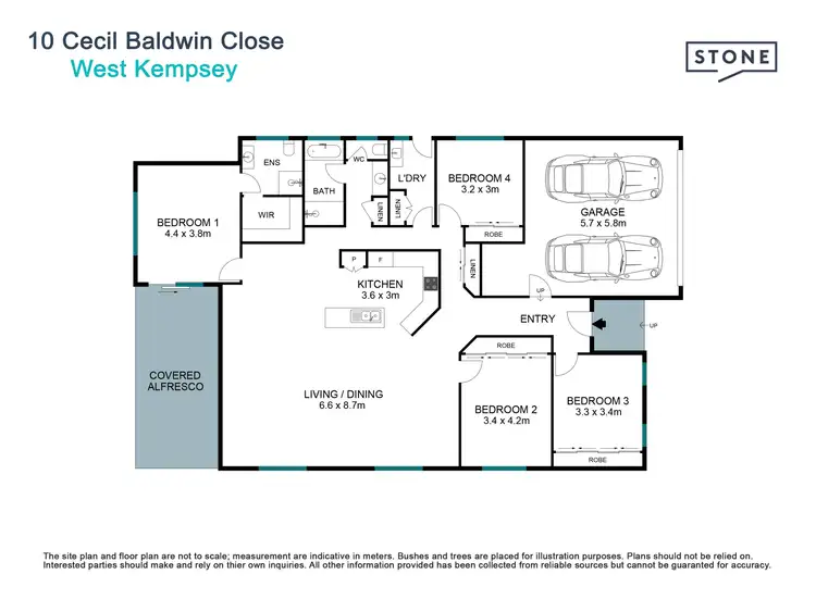 Floorplan of Homely house listing, 10 Cecil Baldwin Close, West Kempsey NSW 2440