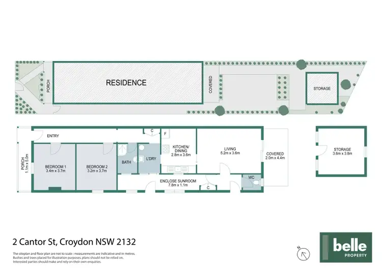 Floorplan of Homely house listing, 2 Cantor Street, Croydon NSW 2132