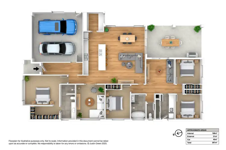 Floorplan of Homely house listing, 86 Jumbuck Drive, Gobbagombalin NSW 2650