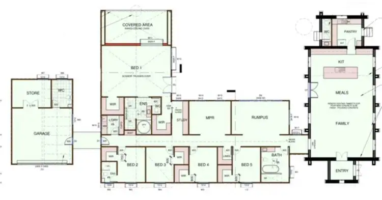 Floorplan of Homely house listing, 98 Downside Road, Downside NSW 2650