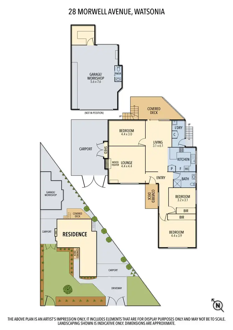 Floorplan of Homely house listing, 28 Morwell Avenue, Watsonia VIC 3087