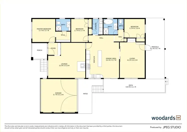 Floorplan of Homely house listing, 6 Dyson Drive, Sunbury VIC 3429