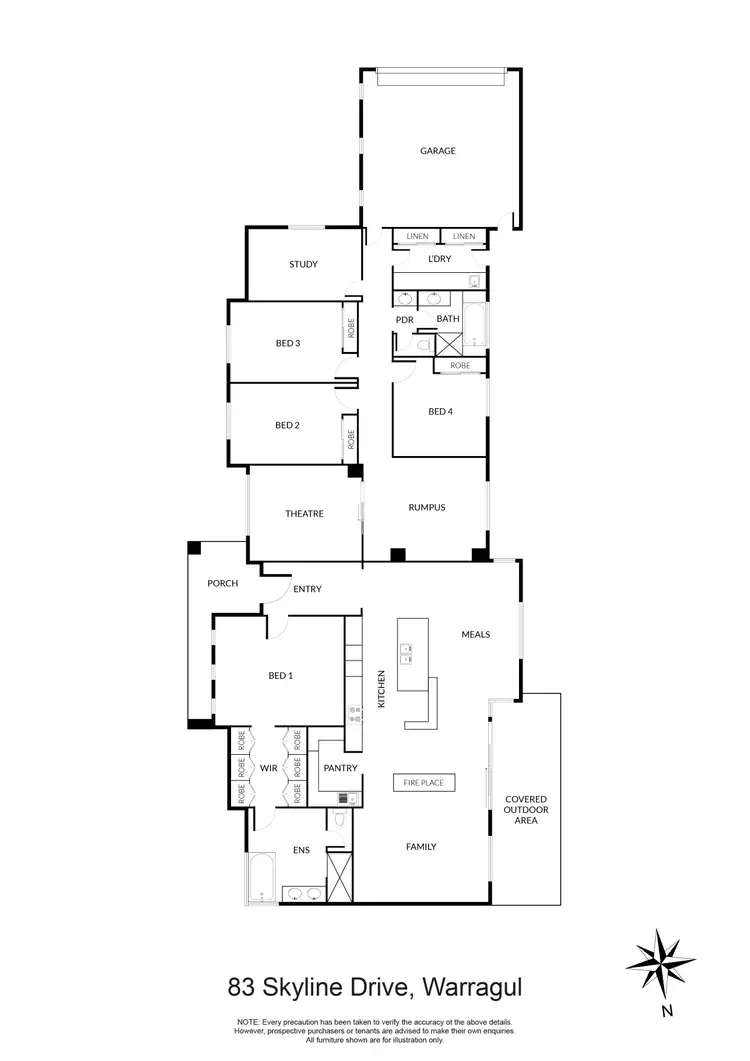 Floorplan of Homely house listing, 83 Skyline Drive, Warragul VIC 3820