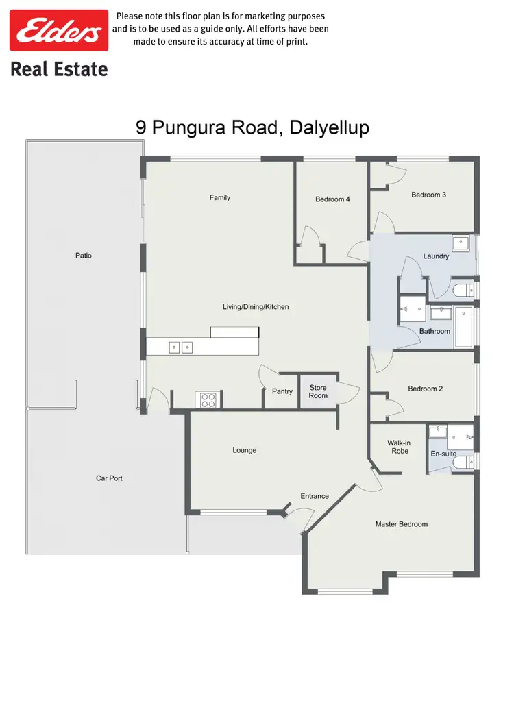 Floorplan of Homely house listing, 9 Pungura Road, Dalyellup WA 6230