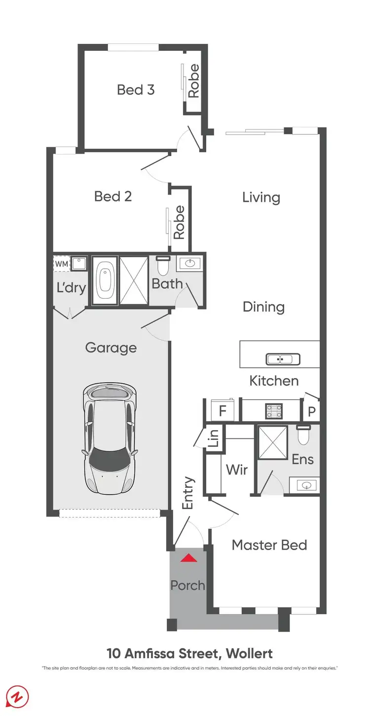 Floorplan of Homely house listing, 10 Amfissa Street, Wollert VIC 3750
