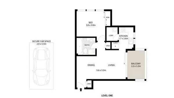 Floorplan of Homely unit listing, 19/11-17 Quirk Road, Manly Vale NSW 2093