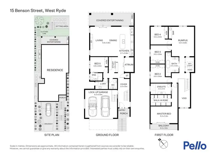 Floorplan of Homely house listing, 15A Benson Street, West Ryde NSW 2114