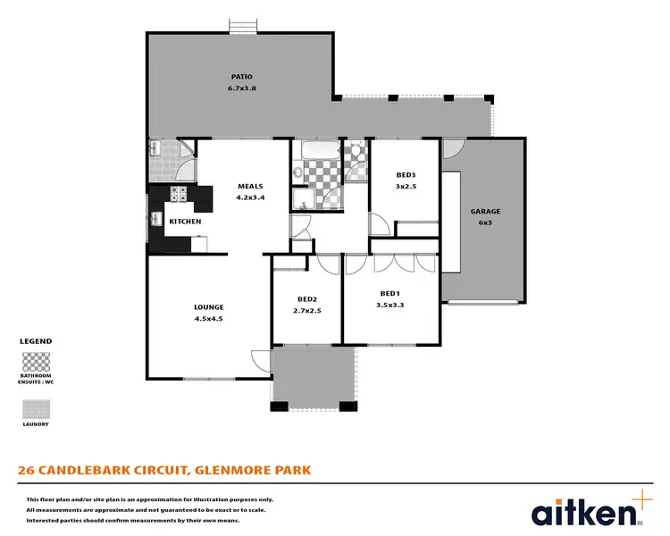 Floorplan of Homely house listing, 26 Candlebark Circuit, Glenmore Park NSW 2745