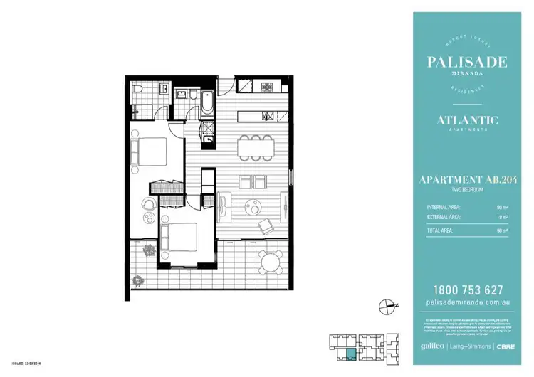 Floorplan of Homely apartment listing, AB204/6 University Road, Miranda NSW 2228