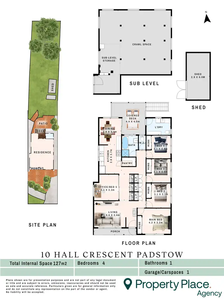 Floorplan of Homely house listing, 10 Hall Crescent, Padstow NSW 2211