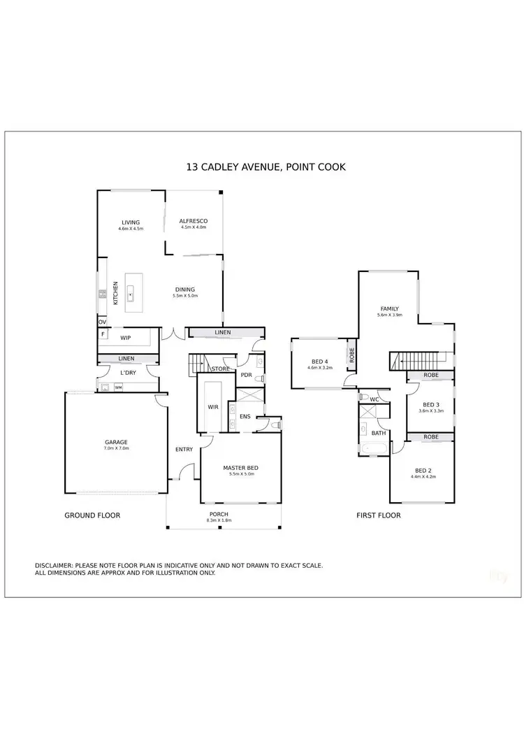 Floorplan of Homely house listing, 13 Cadley Avenue, Point Cook VIC 3030