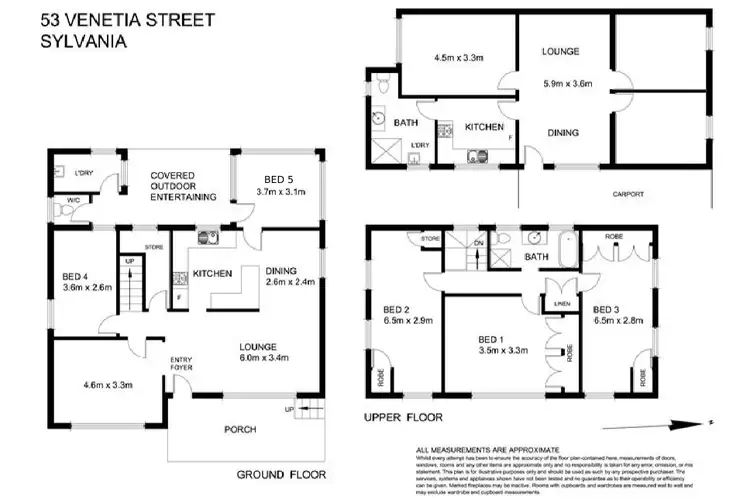 Floorplan of Homely house listing, 53 Venetia Street, Sylvania NSW 2224