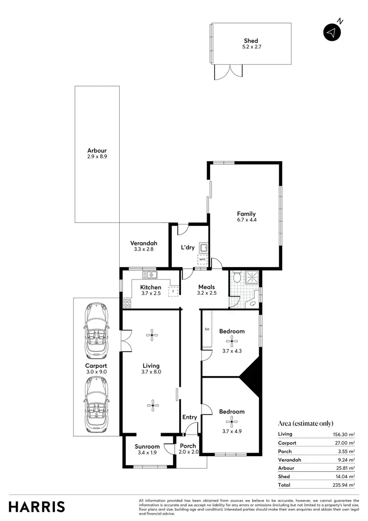 Floorplan of Homely house listing, 9 Fisher Terrace, Glenelg North SA 5045