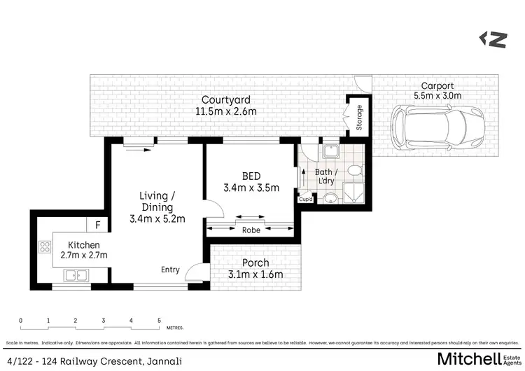 Floorplan of Homely villa listing, 4/122 Railway Crescent, Jannali NSW 2226
