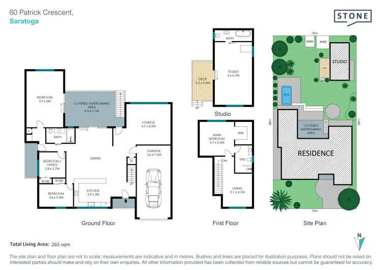Floorplan of Homely house listing, 60 Patrick Crescent, Saratoga NSW 2251