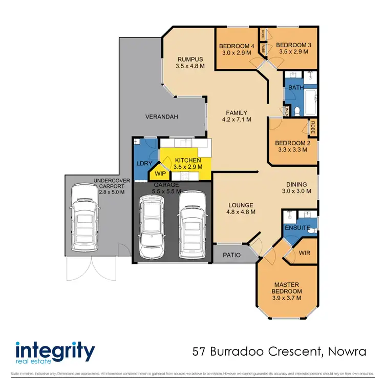 Floorplan of Homely house listing, 57 Burradoo Crescent, Nowra NSW 2541