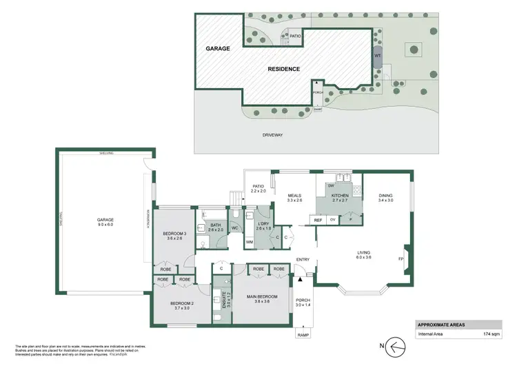 Floorplan of Homely unit listing, 1/841 High Street Road, Glen Waverley VIC 3150