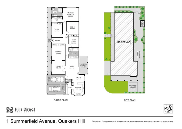 Floorplan of Homely house listing, 1 Summerfield Avenue, Quakers Hill NSW 2763
