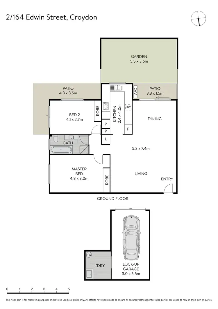 Floorplan of Homely apartment listing, 2/164-166 Edwin Street, Croydon NSW 2132