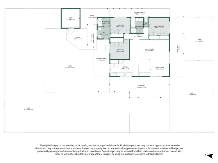 Floorplan of Homely house listing, 3 De Pledge Way, Cable Beach WA 6726
