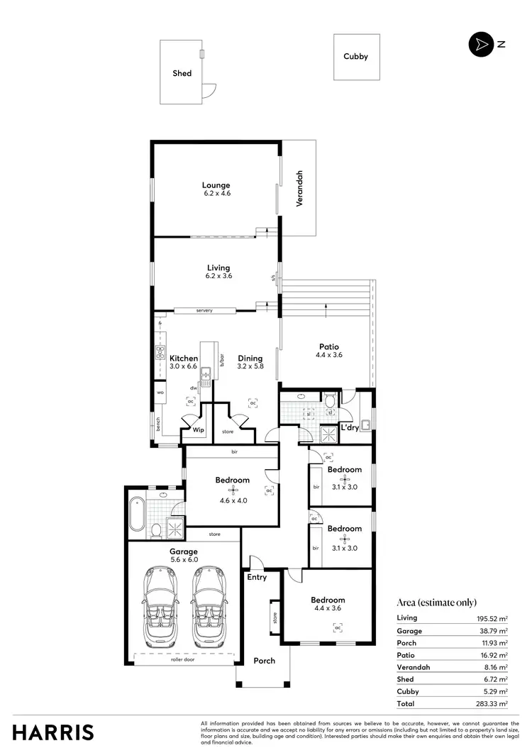 Floorplan of Homely house listing, 15 Primrose Terrace, Rosslyn Park SA 5072