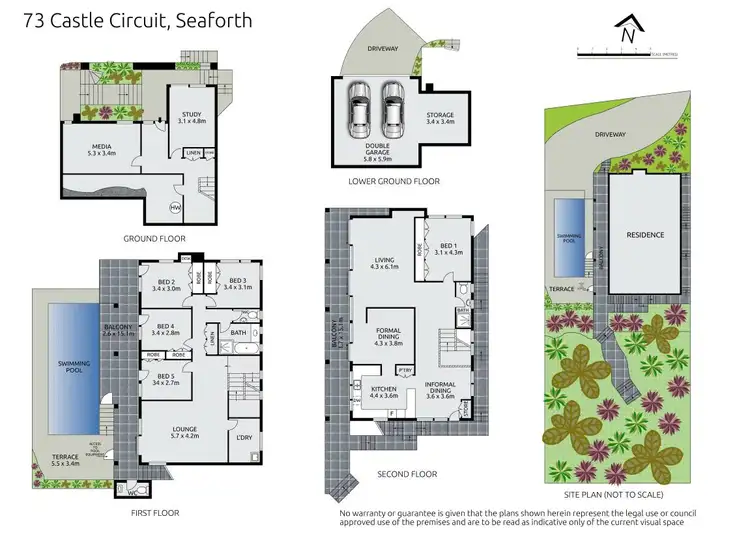 Floorplan of Homely house listing, 73 Castle Circuit, Seaforth NSW 2092