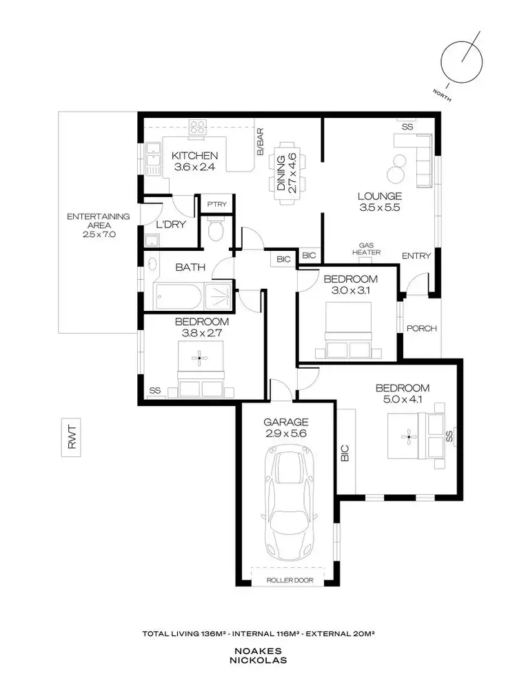 Floorplan of Homely house listing, 1/2A Day Drive, St Marys SA 5042