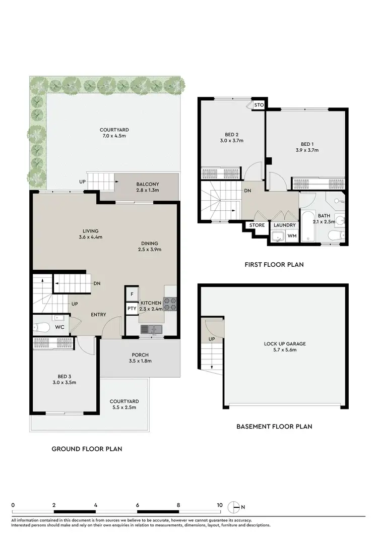 Floorplan of Homely townhouse listing, 2/24 Kelsey Street, Arncliffe NSW 2205