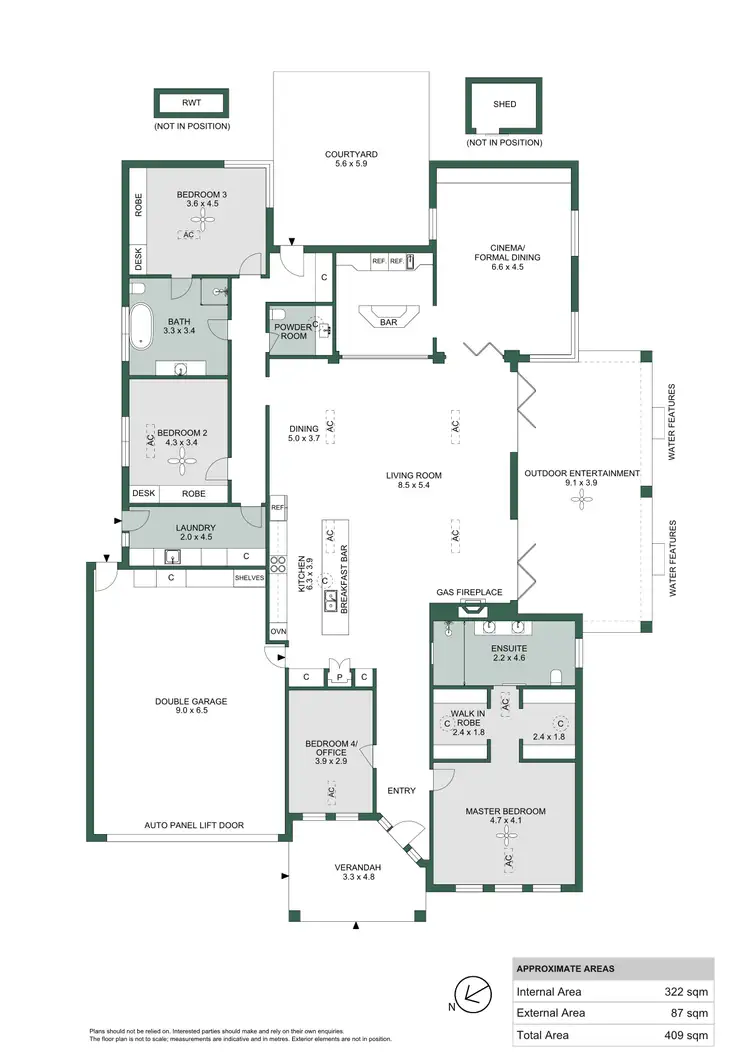 Floorplan of Homely house listing, 99 Ninth Avenue, Royston Park SA 5070