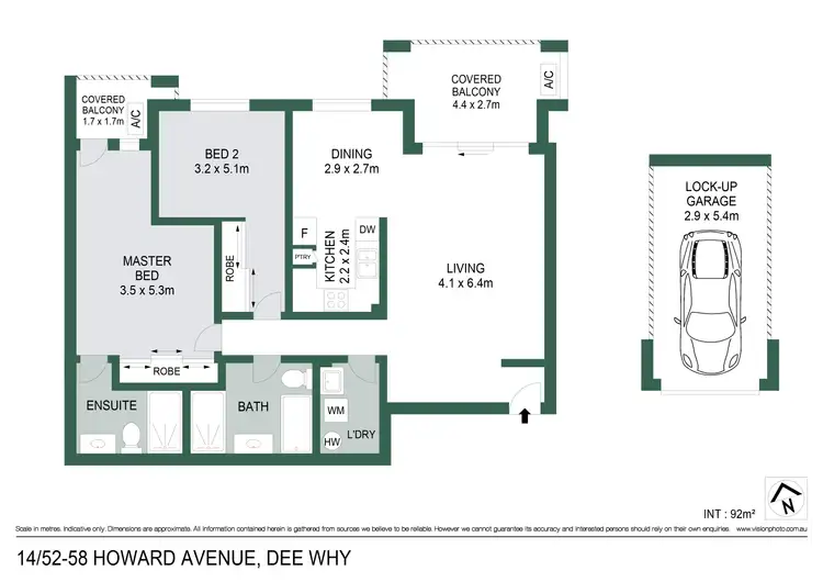 Floorplan of Homely apartment listing, 14/52-58 Howard Avenue, Dee Why NSW 2099