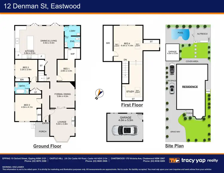 Floorplan of Homely house listing, 12 Denman Street, Eastwood NSW 2122