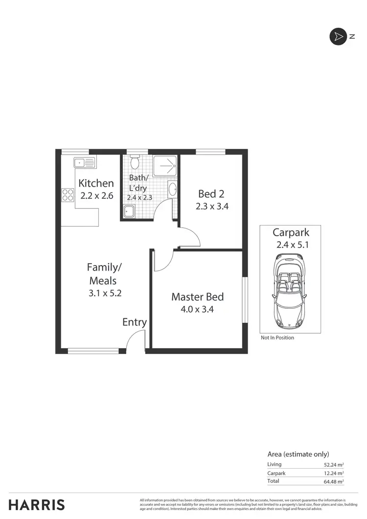 Floorplan of Homely unit listing, 11/59 Grand Junction Road, Rosewater SA 5013