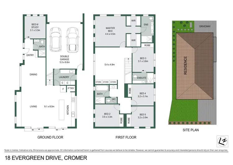 Floorplan of Homely house listing, 18 Evergreen Drive, Cromer NSW 2099