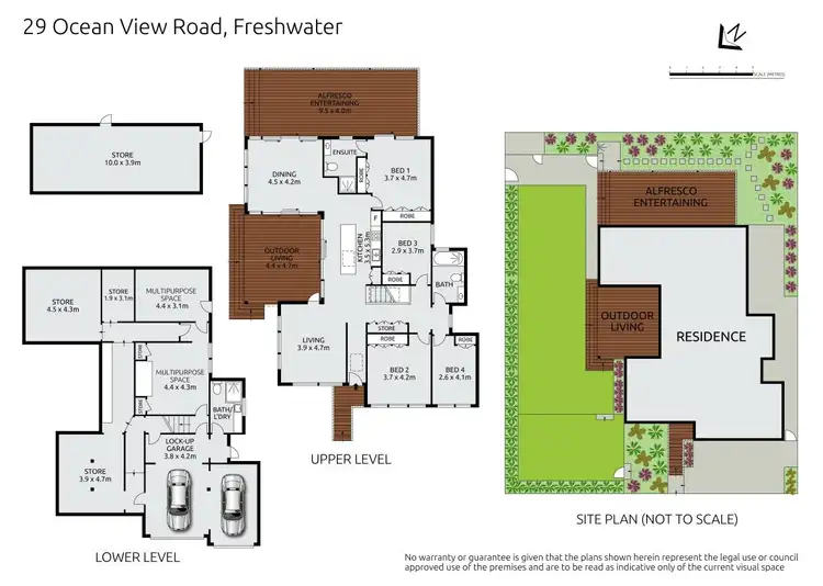 Floorplan of Homely house listing, 29 Ocean View Road, Freshwater NSW 2096