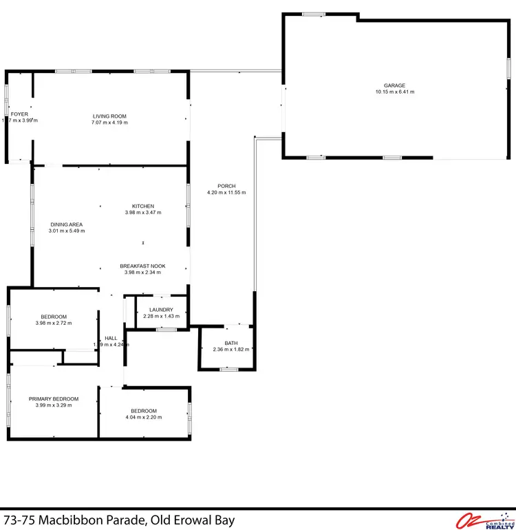 Floorplan of Homely house listing, 75 MacGibbon Parade, Old Erowal Bay NSW 2540