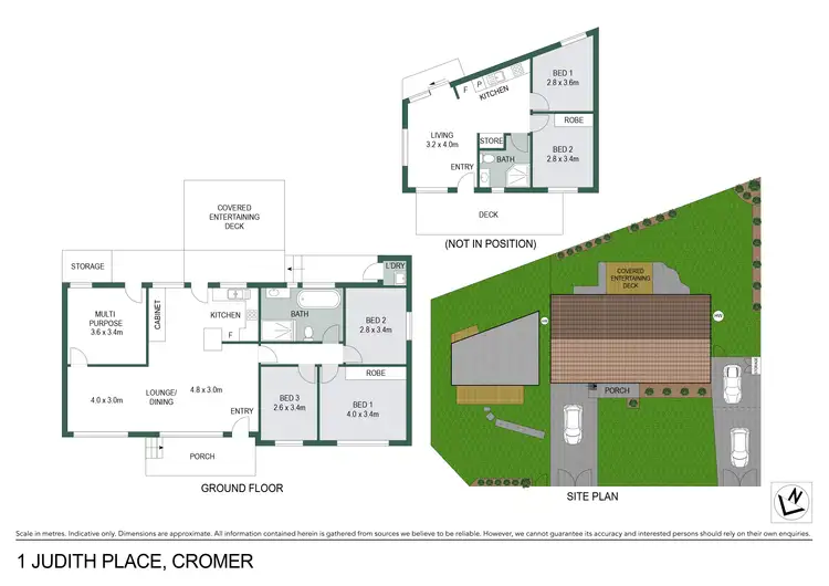 Floorplan of Homely house listing, 1 & 1A Judith Place, Cromer NSW 2099